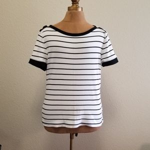 100% Cotton American Living Striped Shirt